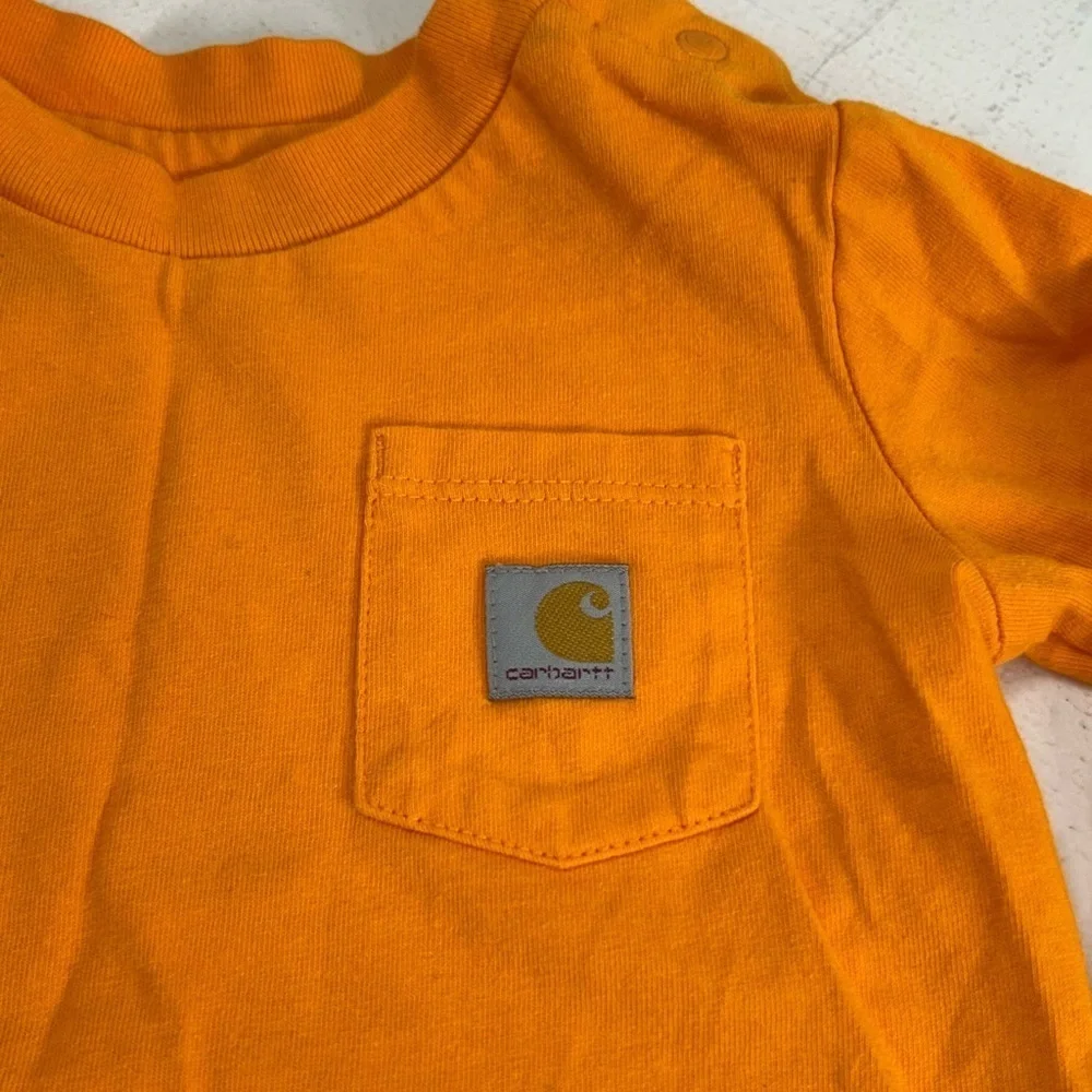 Carhartt Vibrant Orange Kids Bodysuit